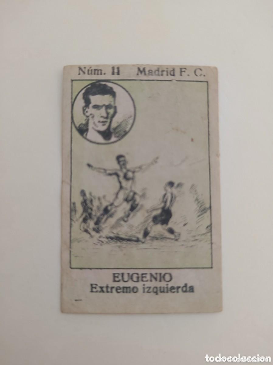 Fu&szlig;ball-Sticker: Cromo num 11 eugenio real madrid a&ntilde;os 30 cromo papel fino 5 x 3,5 cm aprox cms raro