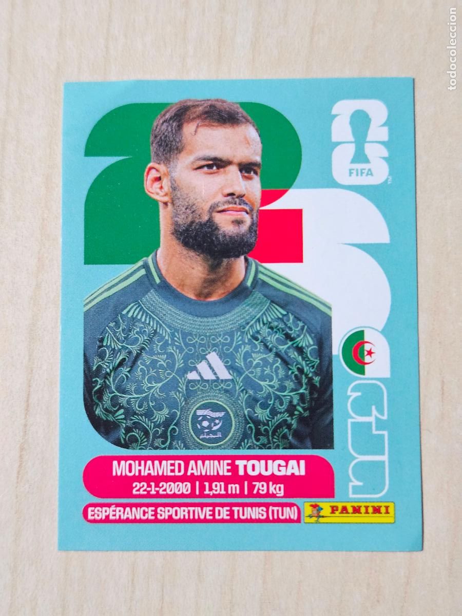 Cromos de f&uacute;tbol: CROMO ALG6 ALG 6 TOUGAI ALGERIA - MUNDIAL FIFA WORLD CUP 2026 STICKER PANINI SIN PEGAR