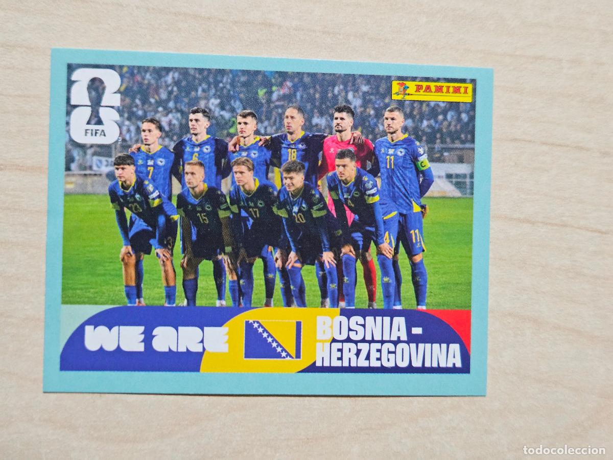 Cromos de f&uacute;tbol: CROMO BIH13 BIH 13 ALINEACION BOSNIA - MUNDIAL FIFA WORLD CUP 2026 STICKER PANINI SIN PEGAR