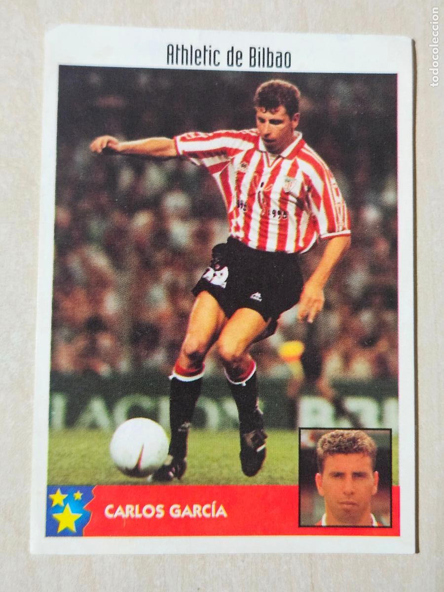 Cromos de f&uacute;tbol: CROMO N&ordm; 5 CARLOS GARCIA - LOS MEJORES EQUIPOS DE EUROPA 1997 98 - ATHLETIC DE BILBAO