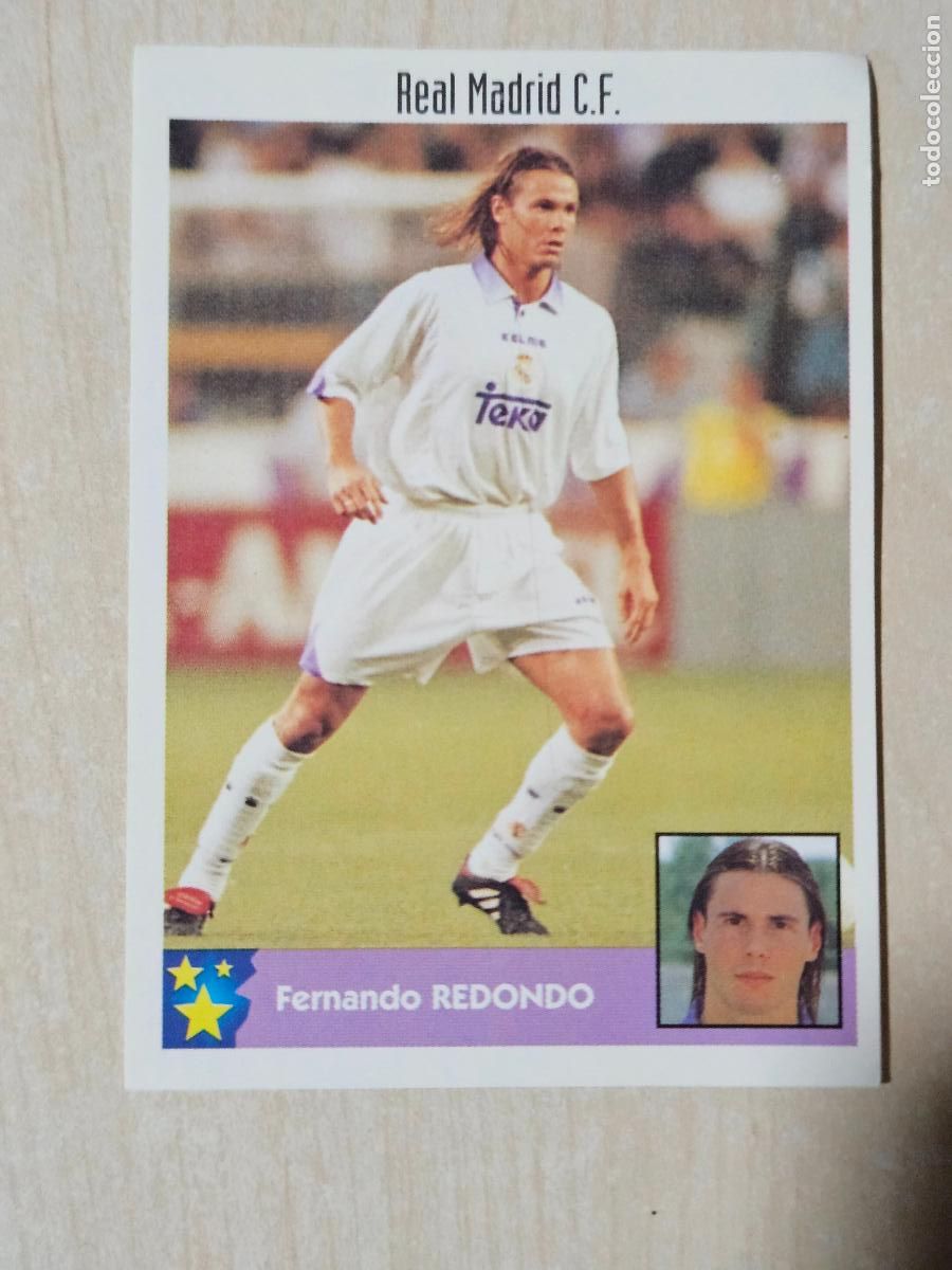Cromos de f&uacute;tbol: CROMO N&ordm; 223 REDONDO - LOS MEJORES EQUIPOS DE EUROPA 1997 98 - REAL MADRID