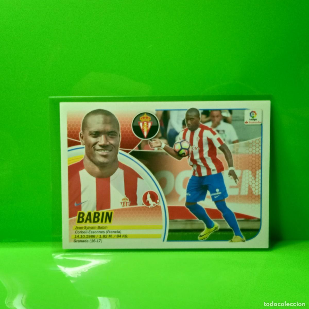 Cromos de f&uacute;tbol: EDICIONES ESTE 2016 2017 16 17 (COLOCA) SPORTING DE GIJ&Oacute;N BABIN 4 BIS