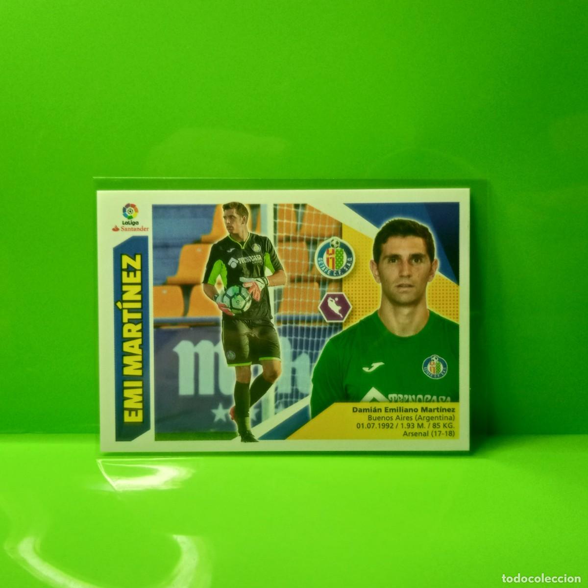 Cromos de f&uacute;tbol: EDICIONES ESTE 2017 2018 17 18 GETAFE C.F 2 EMI MART&Iacute;NEZ (3&ordf; EDICI&Oacute;N)