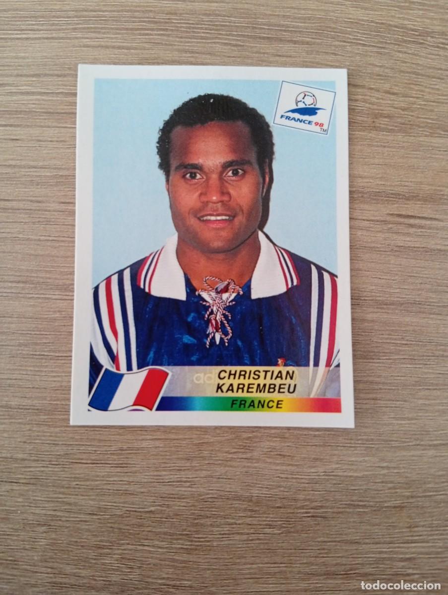 Cromos de f&uacute;tbol: CHRISTIAN KAREMBEU 167 FRANCIA PANINI FRANCIA 1998 98 SIN PEGAR NUNCA PEGADO