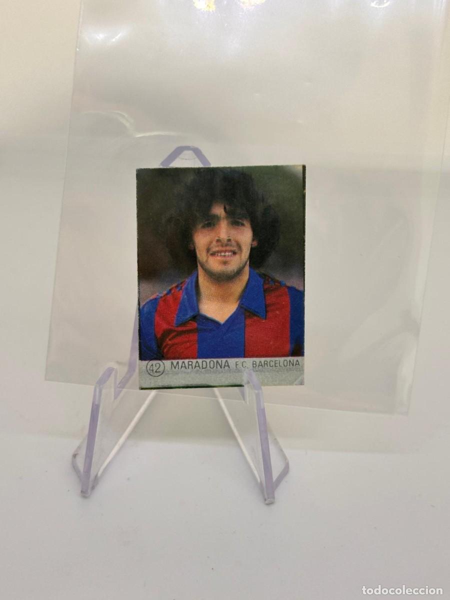Cromos de f&uacute;tbol: Maradona #42 Mateo Mirete 1982 FC Barcelona Futbol Liga Espa&ntilde;ola 83