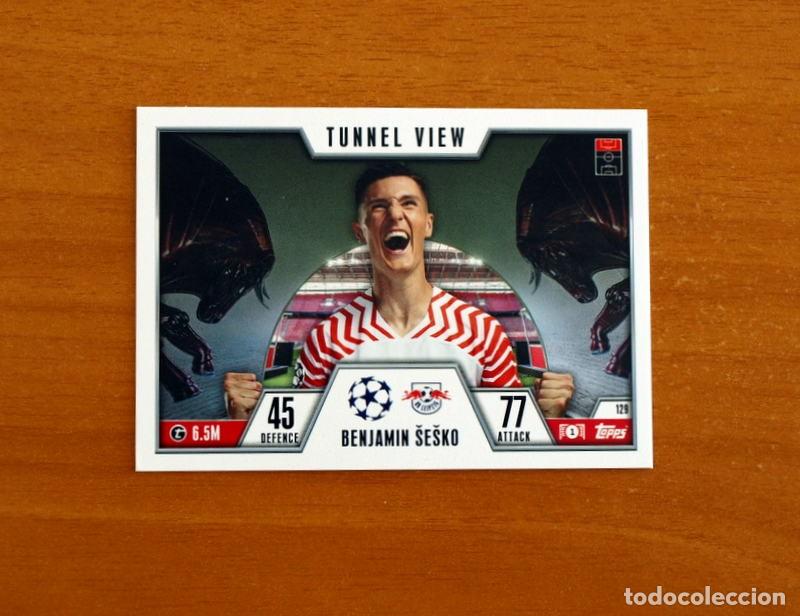 Cromos de f&uacute;tbol: RB Leipzig -N&ordm; 129 Benjamin Sesko -Tunnel View-Topps Match Attax Trading Card Game-2023-2024