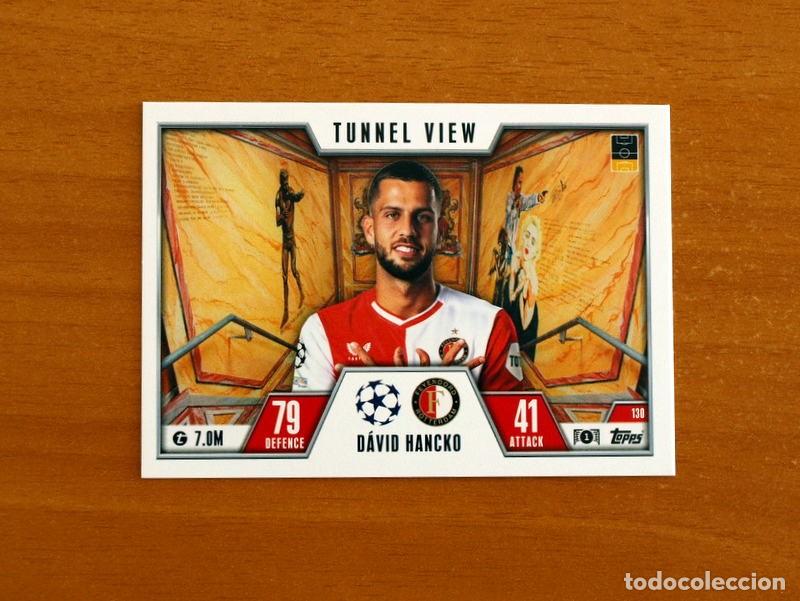 Cromos de f&uacute;tbol: Feyenoord -N&ordm; 130 David Hancko -Tunnel View-Topps Match Attax Trading Card Game-2023-2024
