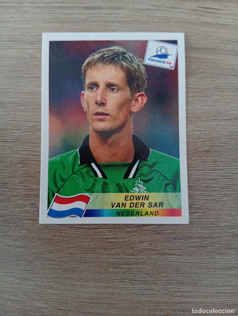 Cromos de f&uacute;tbol: EDWIN VAN DER SAR 301 HOLANDA PANINI FRANCIA 1998 98 SIN PEGAR NUNCA PEGADO