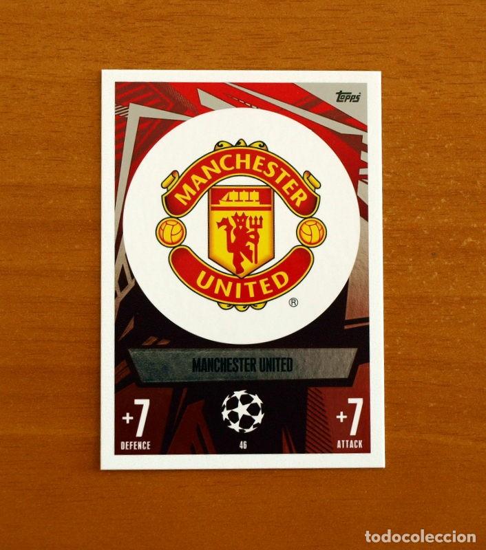 Cromos de f&uacute;tbol: Manchester United -N&ordm; 46 Escudo -Topps Match Attax Trading Card Game-2023-2024-23-24