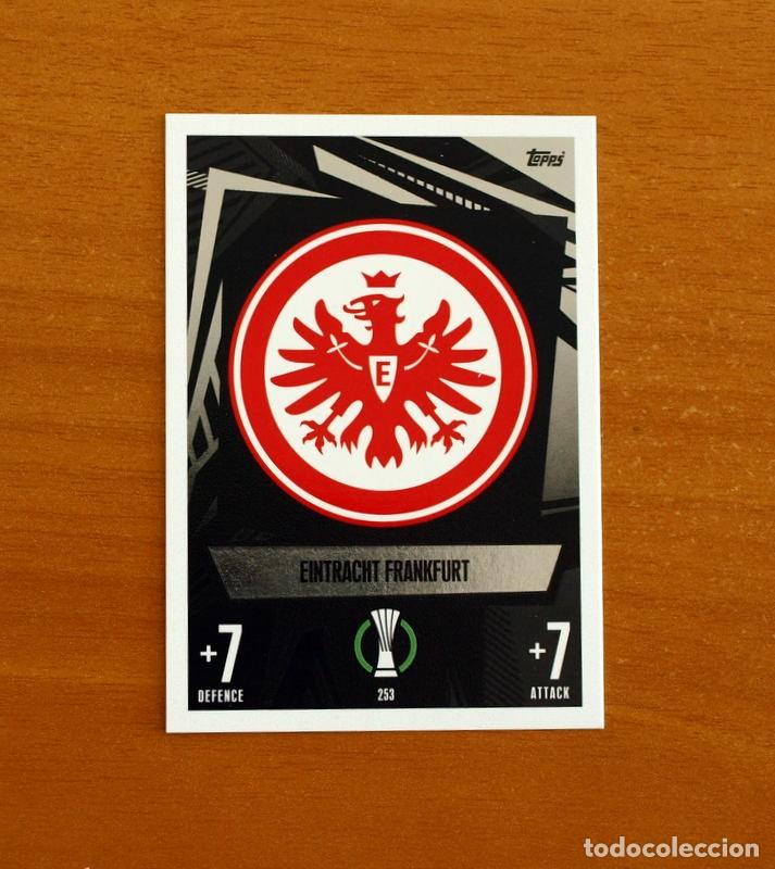 Cromos de f&uacute;tbol: Eintracht Frankfurt -N&ordm; 253 Escudo -Topps Match Attax Trading Card Game-2023-2024-23-24