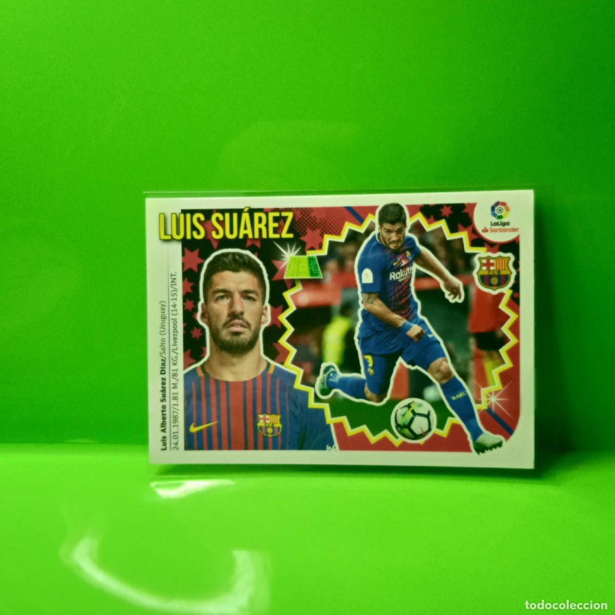 Cromos de f&uacute;tbol: EDICIONES ESTE 2018 2019 18 19 F.C BARCELONA LUIS SU&Aacute;REZ 16