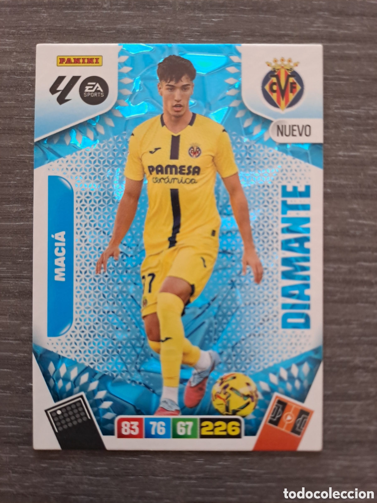 Cromos de f&uacute;tbol: MACI&Agrave; &ndash; DIAMANTE TOTAL KINGS 25-26 Cromo Diamante de Maci&agrave;, perteneciente a la colecci&oacute;n Total King
