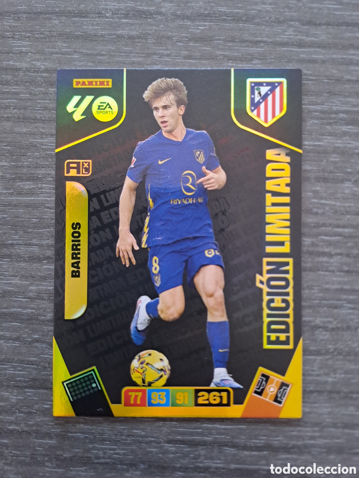 Cromos de f&uacute;tbol: PABLO BARRIOS &ndash; EDICI&Oacute;N LIMITADA TOTAL KINGS 25-26 Cromo Edici&oacute;n Limitada de Pablo Barrios, pertene