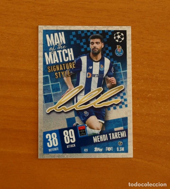 Cromos de f&uacute;tbol: Porto-Oporto-423 Mehdi Taremi-Man Match-Signature Style-Topps Match Attax Trading Card-2023-2024