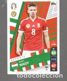 Football Stickers: CROMO DE FUTBOL DE TOPPS MATCH ATTAX DE EURO 2024 EN GERMANY N&ordm; 88 ADAM NAGY
