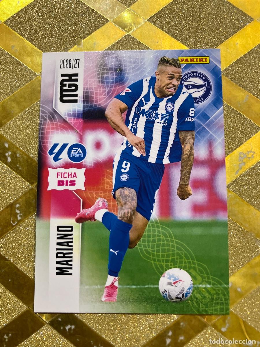 Cromos de f&uacute;tbol: CROMO DE FUTBOL NUMERO 34 BIS MARIANO ALAVES LIGA 2026 2027 MEGACRACKS MGK PANINI !