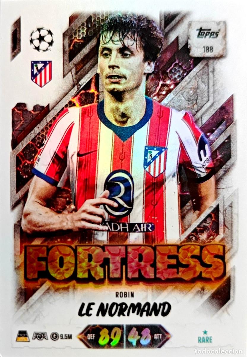 Cromos de f&uacute;tbol: 188 Robin Le Normand - Atletico de Madrid - FORTRESS - TOPPS Match Attax 2026 2027 26 27