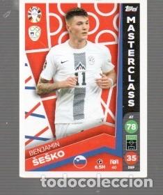 Cromos de f&uacute;tbol: CROMO DE FUTBOL DE TOPPS MATCH ATTAX DE EURO 2024 EN GERMANY N&ordm; 40 BENJAMIN SESKO
