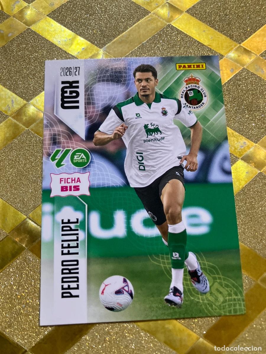 Figurine di Calcio: CROMO DE FUTBOL NUMERO 277 BIS PEDRO RACING DE SANTANDER LIGA 2026 2027 MEGACRACKS MGK PANINI !
