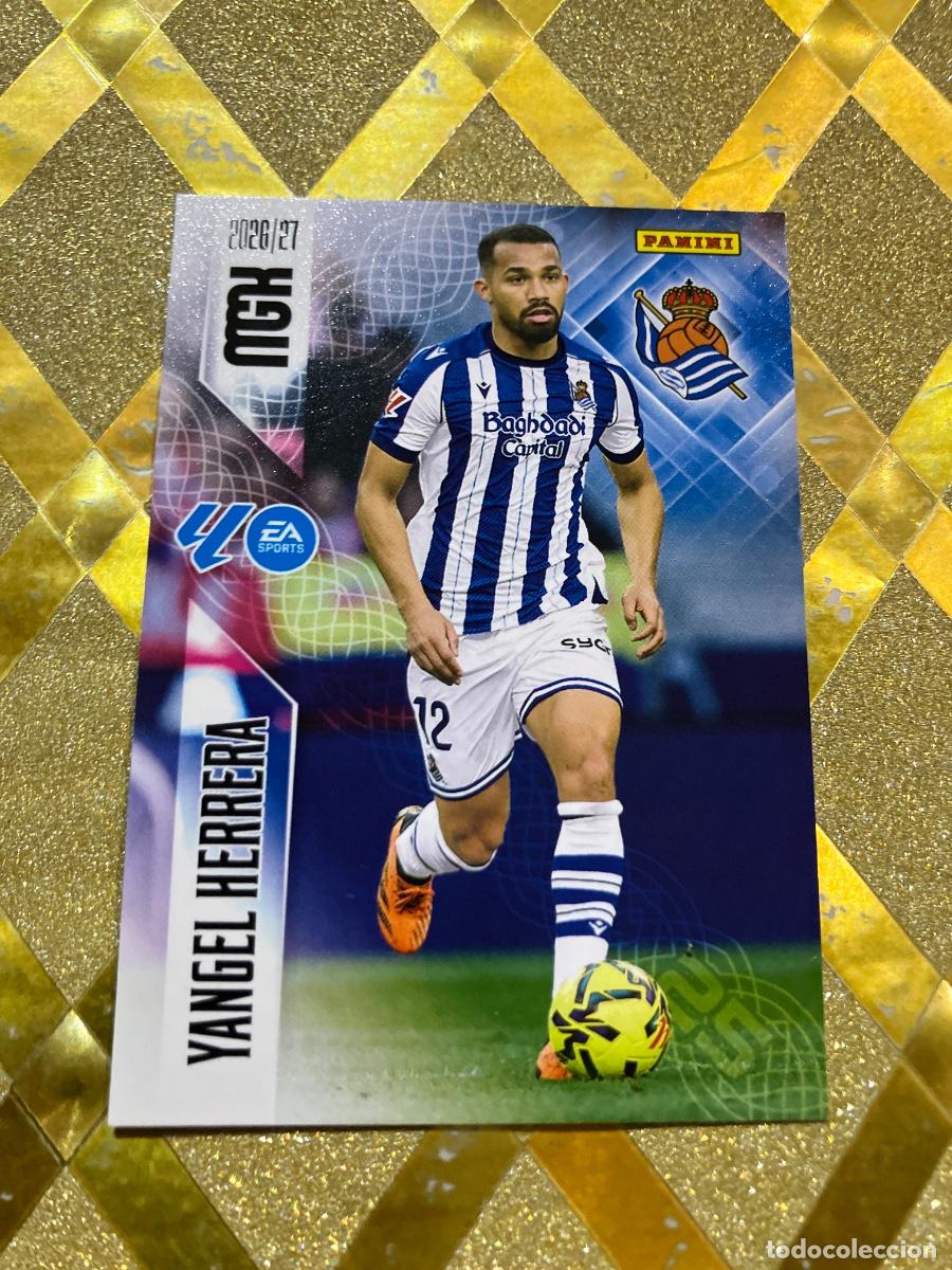 Cartes &agrave; collectionner de Football: CROMO DE FUTBOL NUMERO 318 YANGEL HERRERA REAL SOCIEDAD LIGA 2026 2027 MEGACRACKS MGK PANINI !