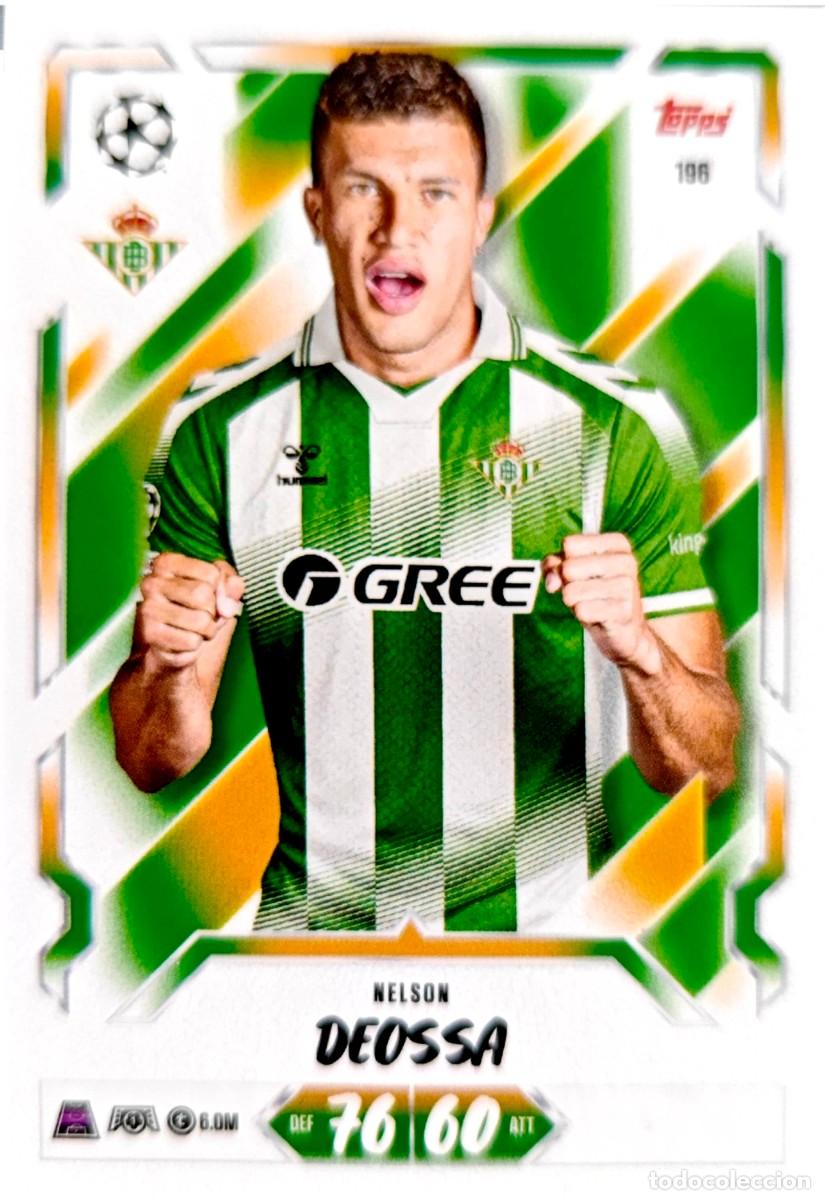 Fu&szlig;ball-Sticker: 196 Nelson Deossa - Real Betis - TOPPS Match Attax 2026 2027 26 27