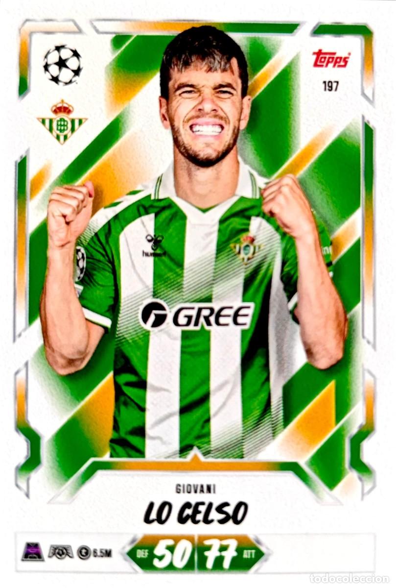 Fu&szlig;ball-Sticker: 197 Giovani Lo Celso - Real Betis - TOPPS Match Attax 2026 2027 26 27