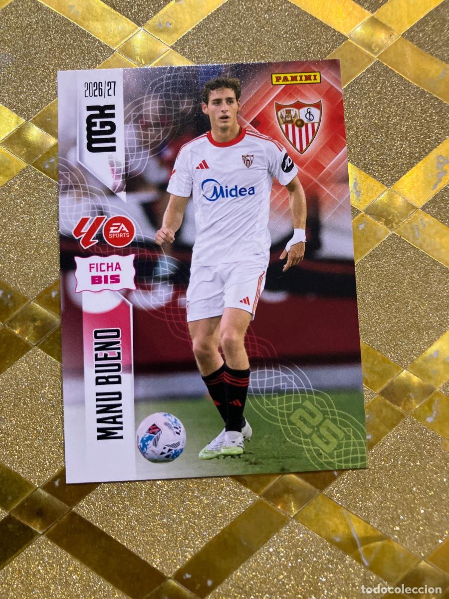 Fu&szlig;ball-Sticker: CROMO DE FUTBOL NUMERO 336 BIS MANU BUENO SEVILLA LIGA 2026 2027 MEGACRACKS MGK PANINI !
