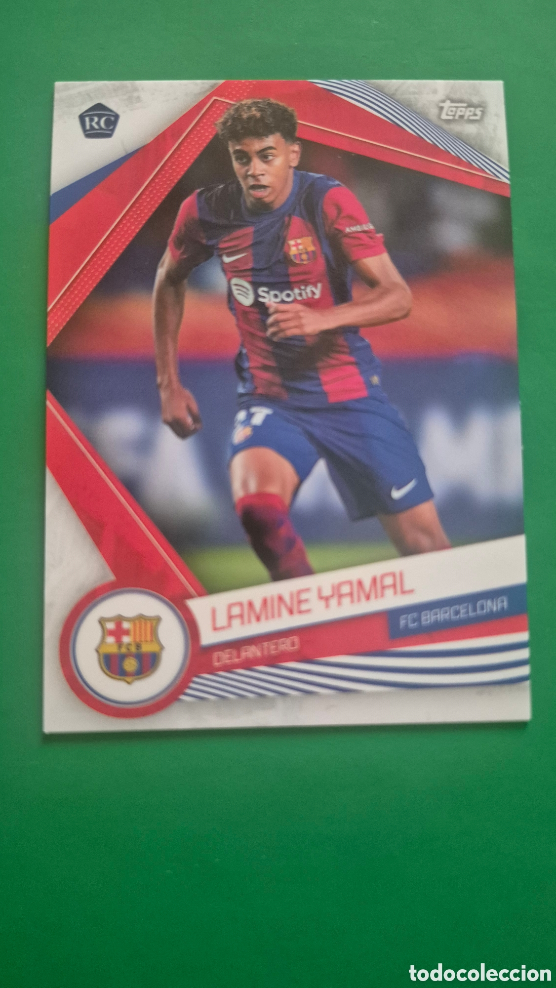 Fu&szlig;ball-Sticker: BAR-17 LAMINE YAMAL ROOKIE BASE CARD BARCELONA FAN SET TOPPS 2023 2024 23 24
