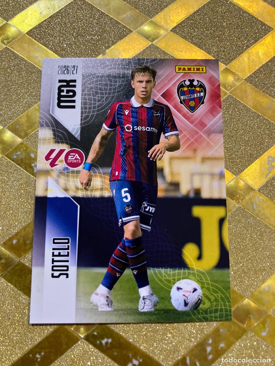 Cromos de f&uacute;tbol: CROMO DE FUTBOL NUMERO 209 HUGO SOTELO LEVANTE LIGA 2026 2027 MEGACRACKS MGK PANINI !