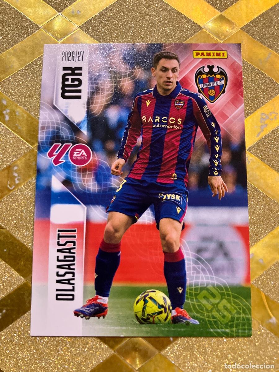 Cromos de f&uacute;tbol: CROMO DE FUTBOL NUMERO 210 OLASAGASTI LEVANTE LIGA 2026 2027 MEGACRACKS MGK PANINI !