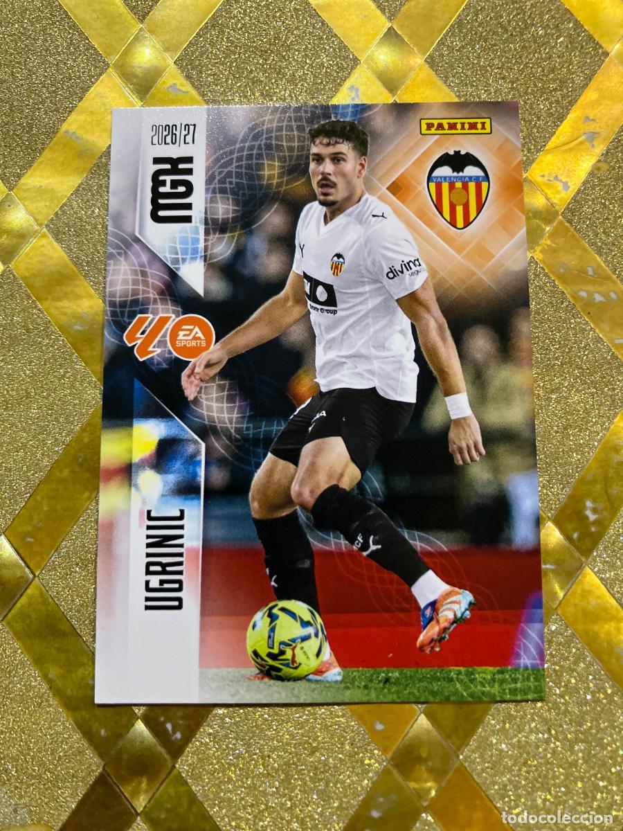Cromos de f&uacute;tbol: CROMO DE FUTBOL NUMERO 356 UGRINIC VALENCIA LIGA 2026 2027 MEGACRACKS MGK PANINI !