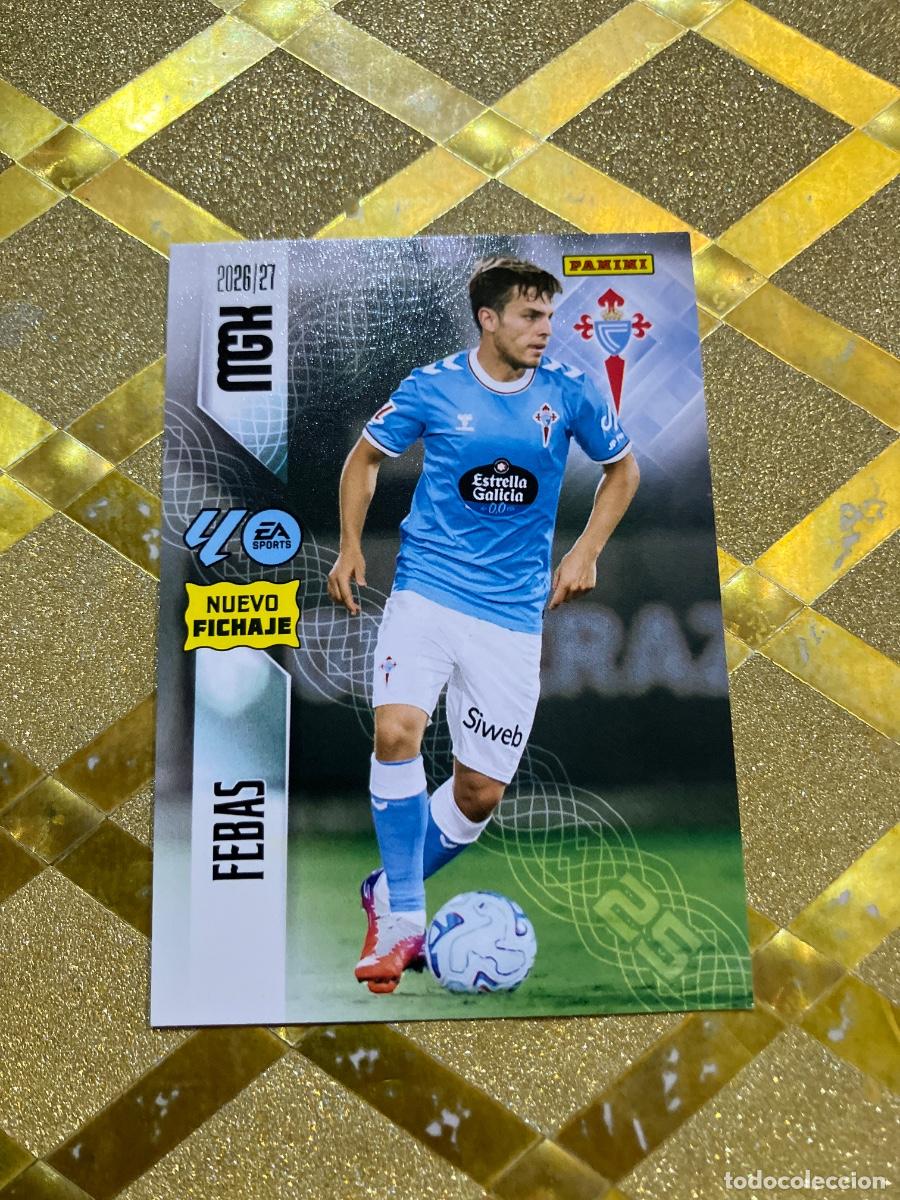Cromos de f&uacute;tbol: CROMO DE FUTBOL 483 FEBAS CELTA DE VIGO NUEVO FICHAJE LIGA 2026 2027 MEGACRACKS MGK PANINI !