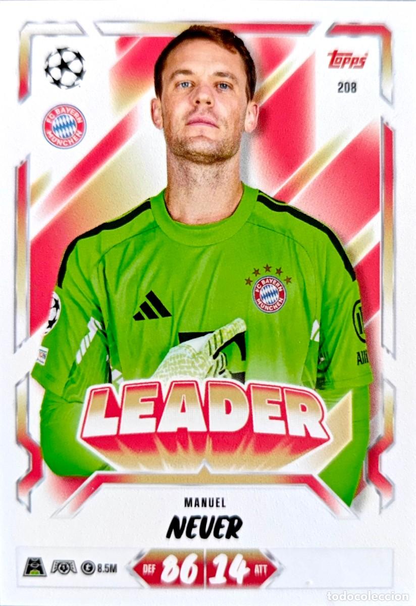 Cromos de f&uacute;tbol: 208 Manuel Neuer - FC Bayern M&uuml;nchen - TOPPS Match Attax 2026 2027 26 27