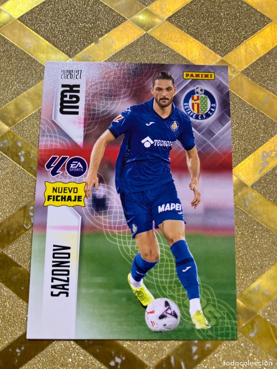 Cromos de f&uacute;tbol: CROMO DE FUTBOL 457 SAZONOV GETAFE NUEVO FICHAJE LIGA 2026 2027 MEGACRACKS MGK PANINI !