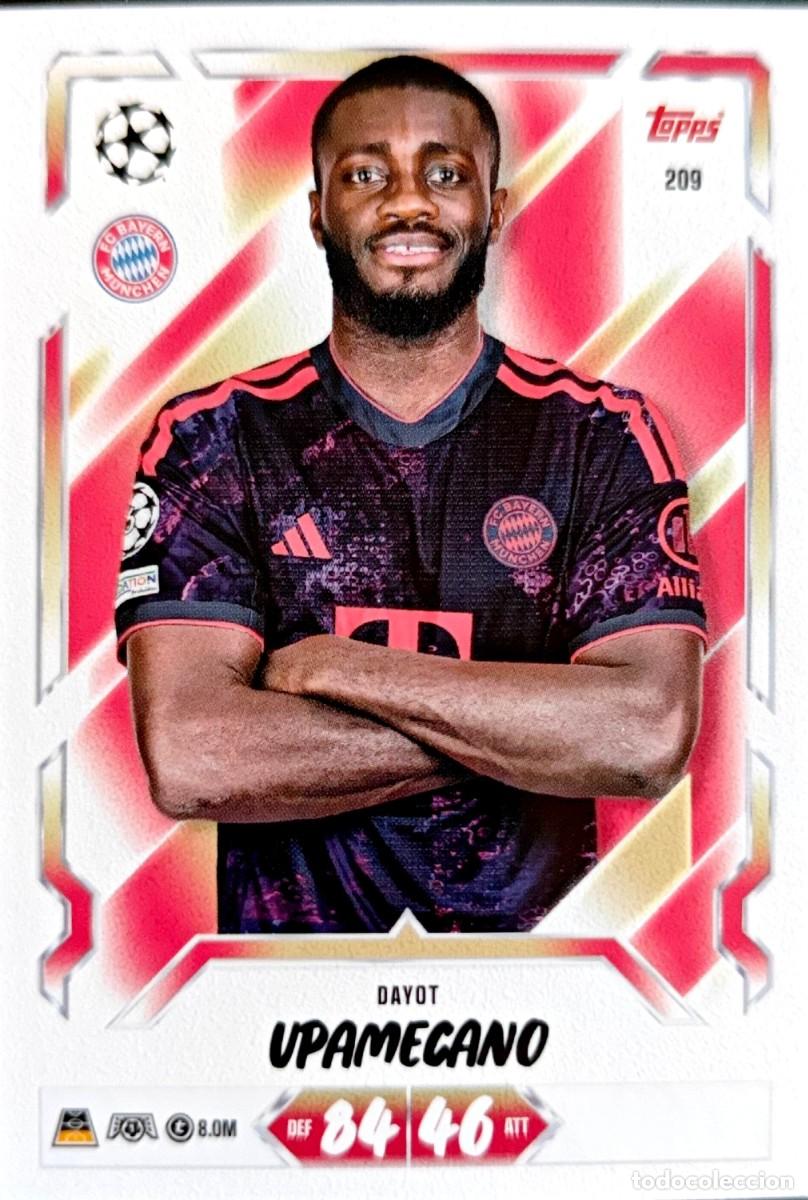 Cromos de f&uacute;tbol: 209 Dayot Upamecano - FC Bayern M&uuml;nchen - TOPPS Match Attax 2026 2027 26 27