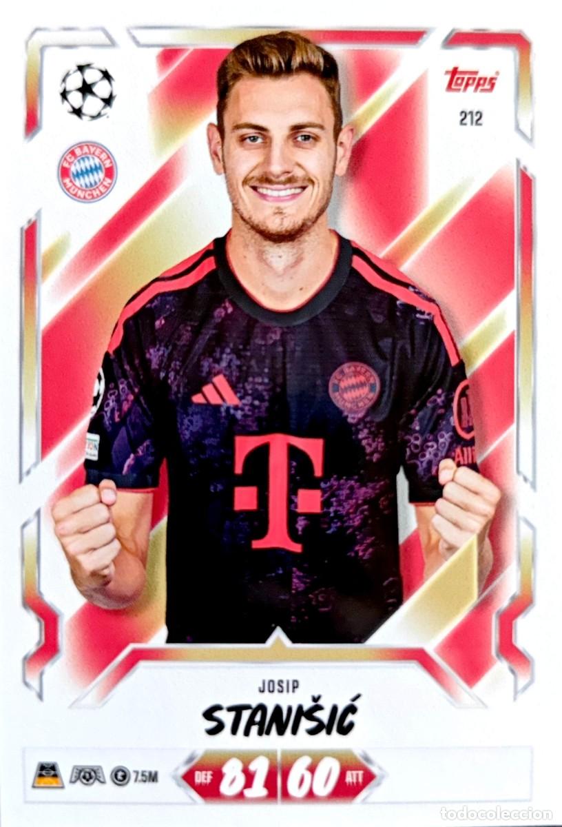 Cromos de f&uacute;tbol: 212 Josip Stanisic - FC Bayern M&uuml;nchen - TOPPS Match Attax 2026 2027 26 27