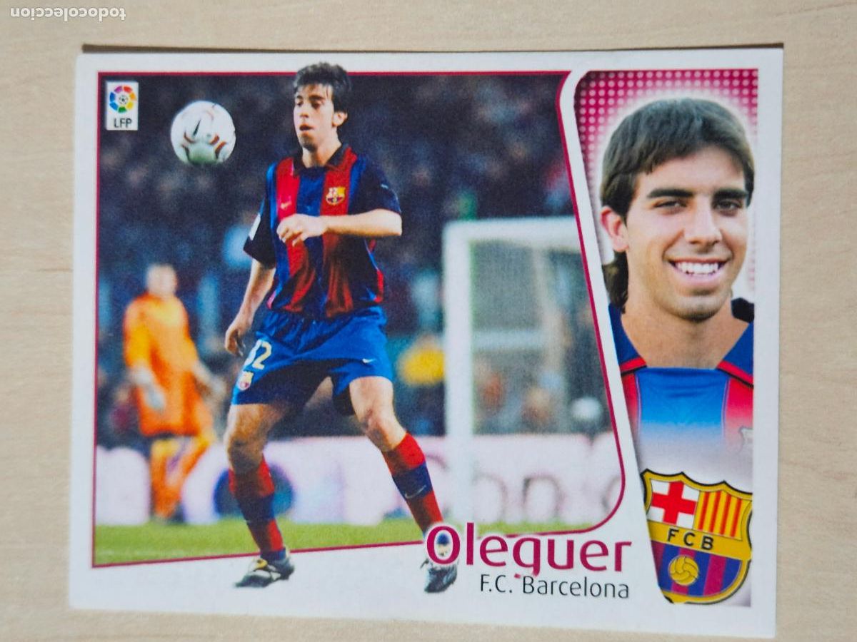 Cromos de f&uacute;tbol: CROMO OLEGUER - ESTE 2004 05 - 04 05 - CROMO SIN PEGAR - BARCELONA