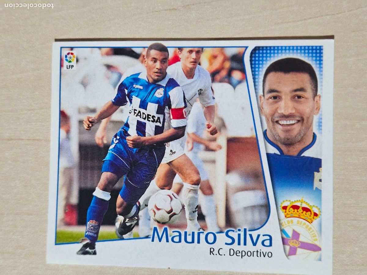 Cromos de f&uacute;tbol: CROMO MAURO SILVA - ESTE 2004 05 - 04 05 - CROMO SIN PEGAR - DEPORTIVO DE LA CORU&Ntilde;A