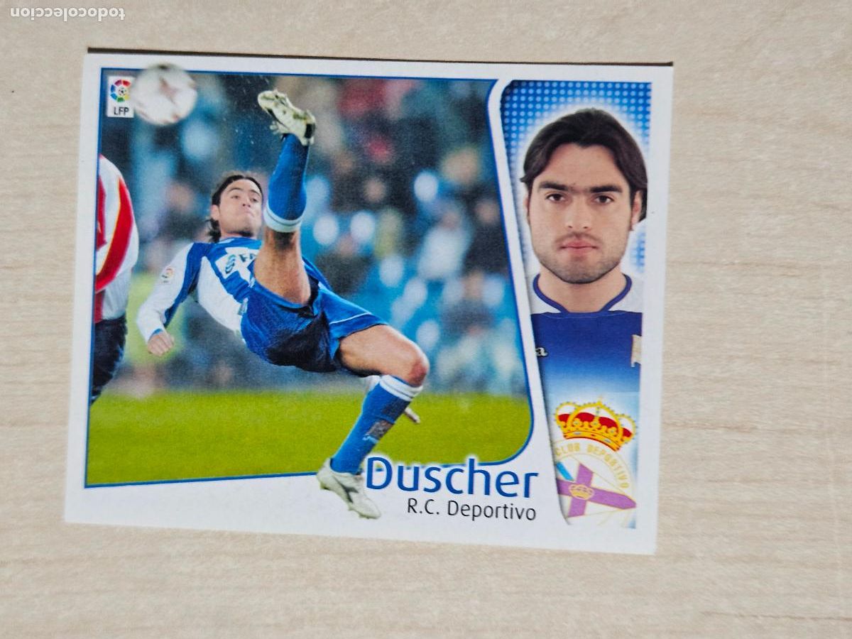 Cromos de f&uacute;tbol: CROMO DUSCHER - ESTE 2004 05 - 04 05 - CROMO SIN PEGAR - DEPORTIVO DE LA CORU&Ntilde;A