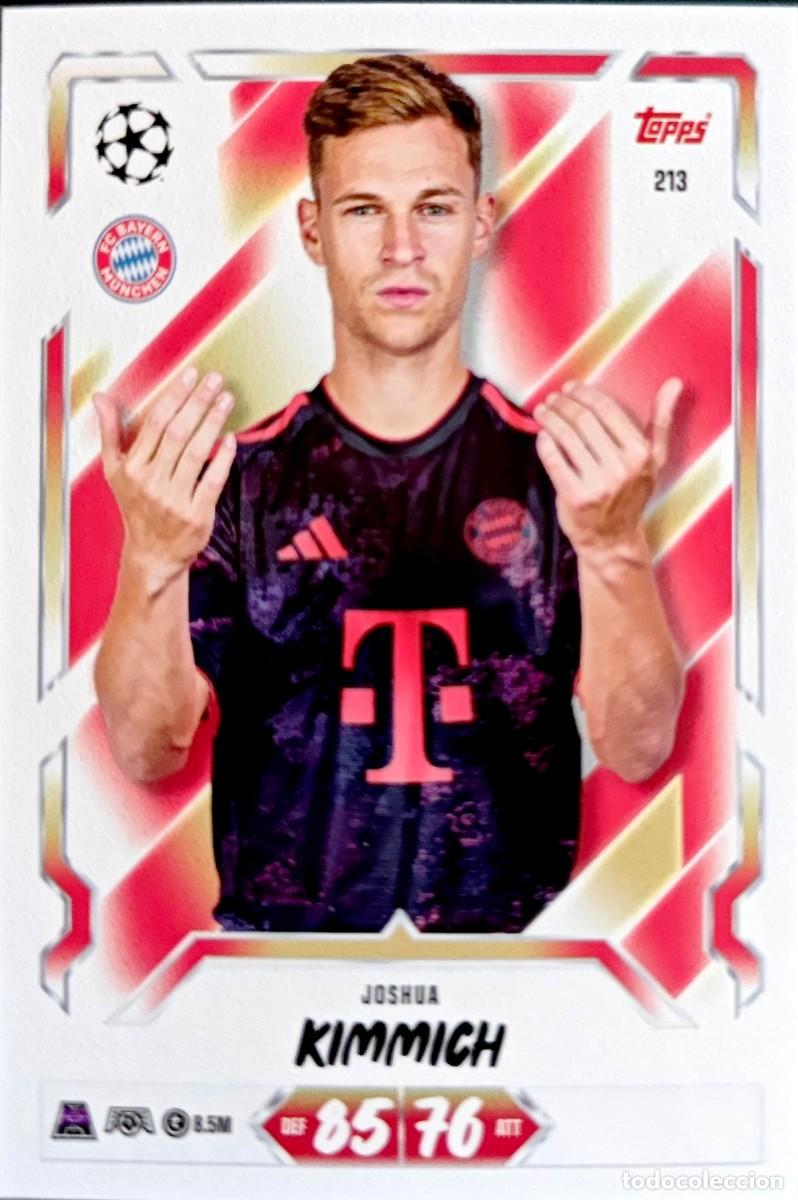 Cromos de f&uacute;tbol: 213 Joshua Kimmich - FC Bayern M&uuml;nchen - TOPPS Match Attax 2026 2027 26 27