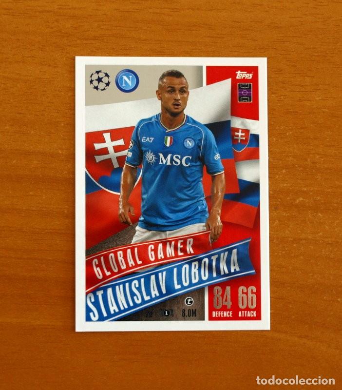 Cromos de f&uacute;tbol: Napoli-Napoles -N&ordm; 212 Stanislav Lobotka -Global Gamer-Topps Match Attax Trading Card Game-2023-2024