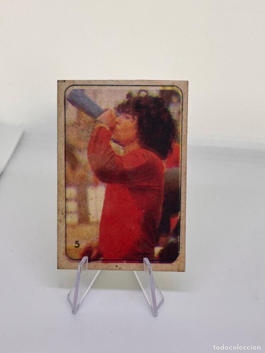 Cromos de f&uacute;tbol: Diego Maradona #5 Crack Super Futbol 1979
