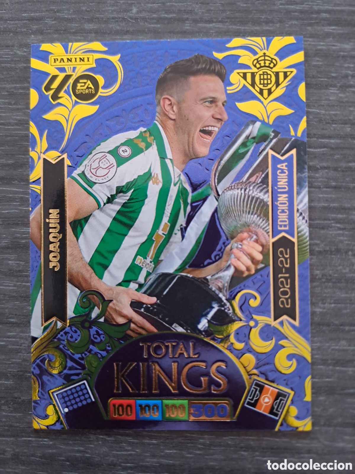 Cromos de f&uacute;tbol: TOTAL KINGS ADRENALYN XL 25-26 &ndash; JOAQU&Iacute;N Carta Total Kings de Joaqu&iacute;n, perteneciente a la colecci&oacute;n