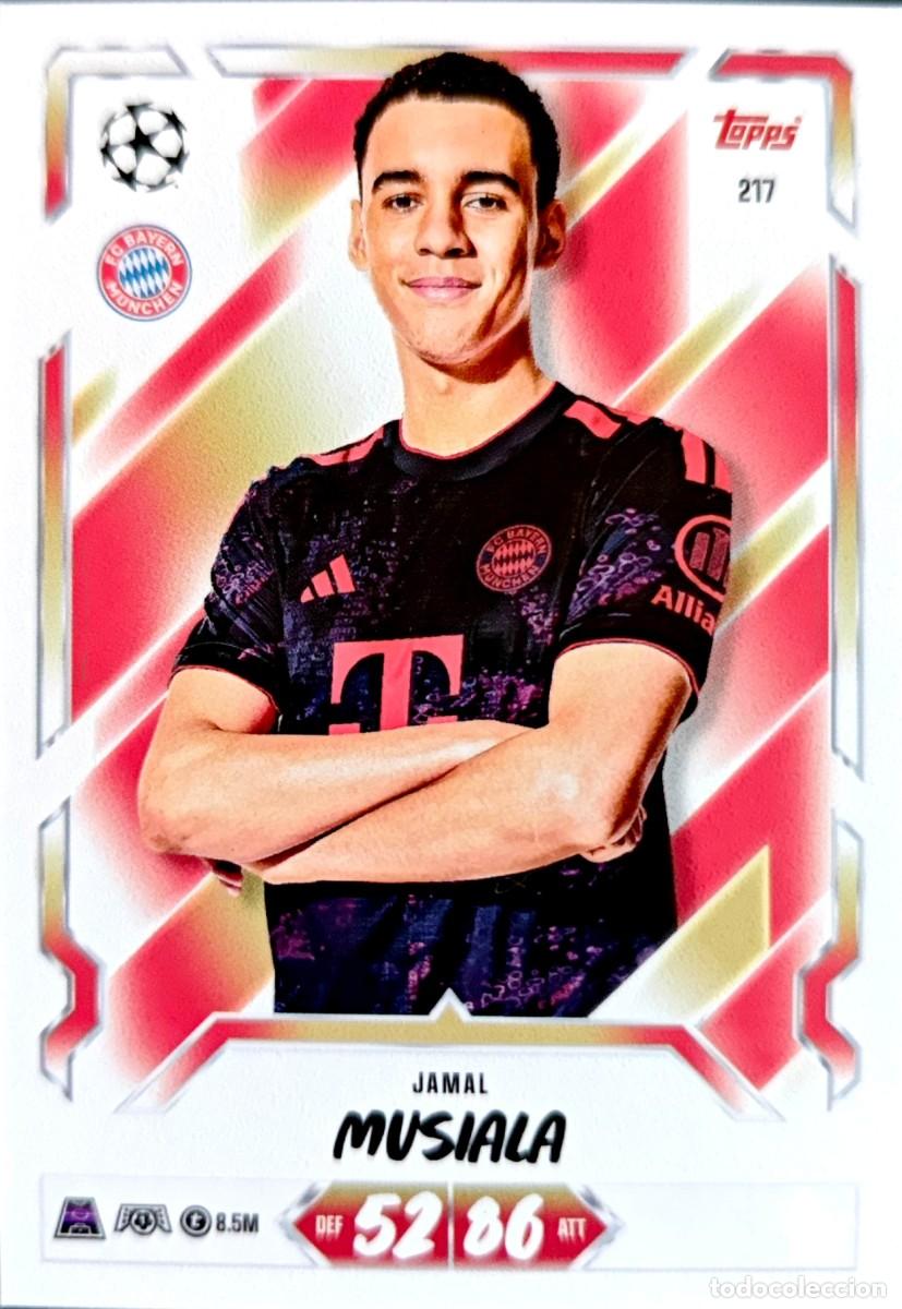 Cromos de f&uacute;tbol: 217 Jamal Musiala - FC Bayern M&uuml;nchen - TOPPS Match Attax 2026 2027 26 27