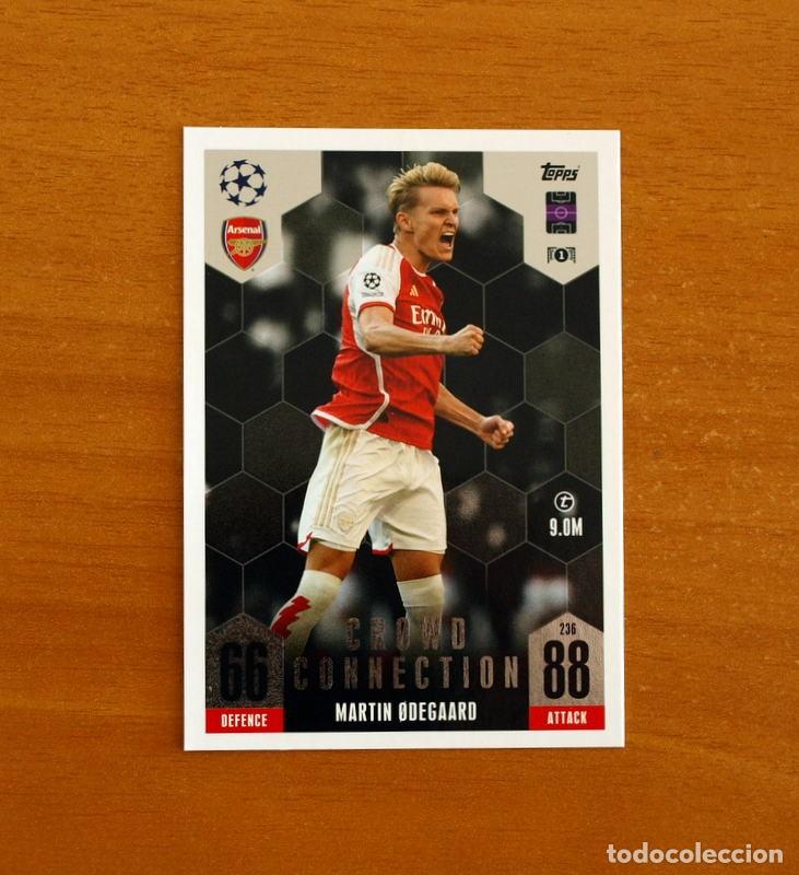 Cromos de f&uacute;tbol: Arsenal -N&ordm; 236 Mart&iacute;n Odegaard -Crowd Connection-Topps Match Attax Trading Card Game-2023-2024
