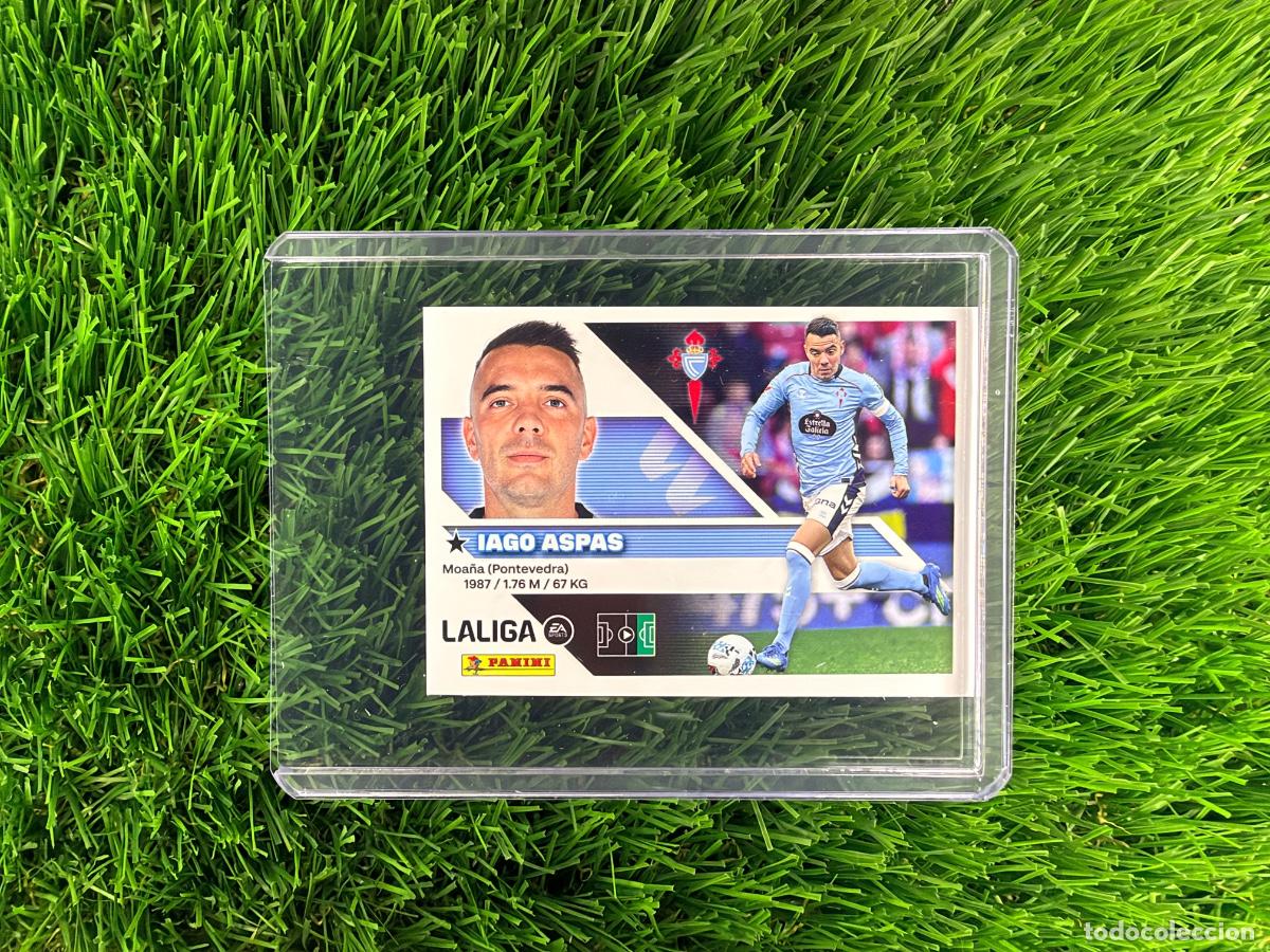 Cromos de f&uacute;tbol: N&ordm; 17 Iago Aspas RC Celta Liga Este 26 27