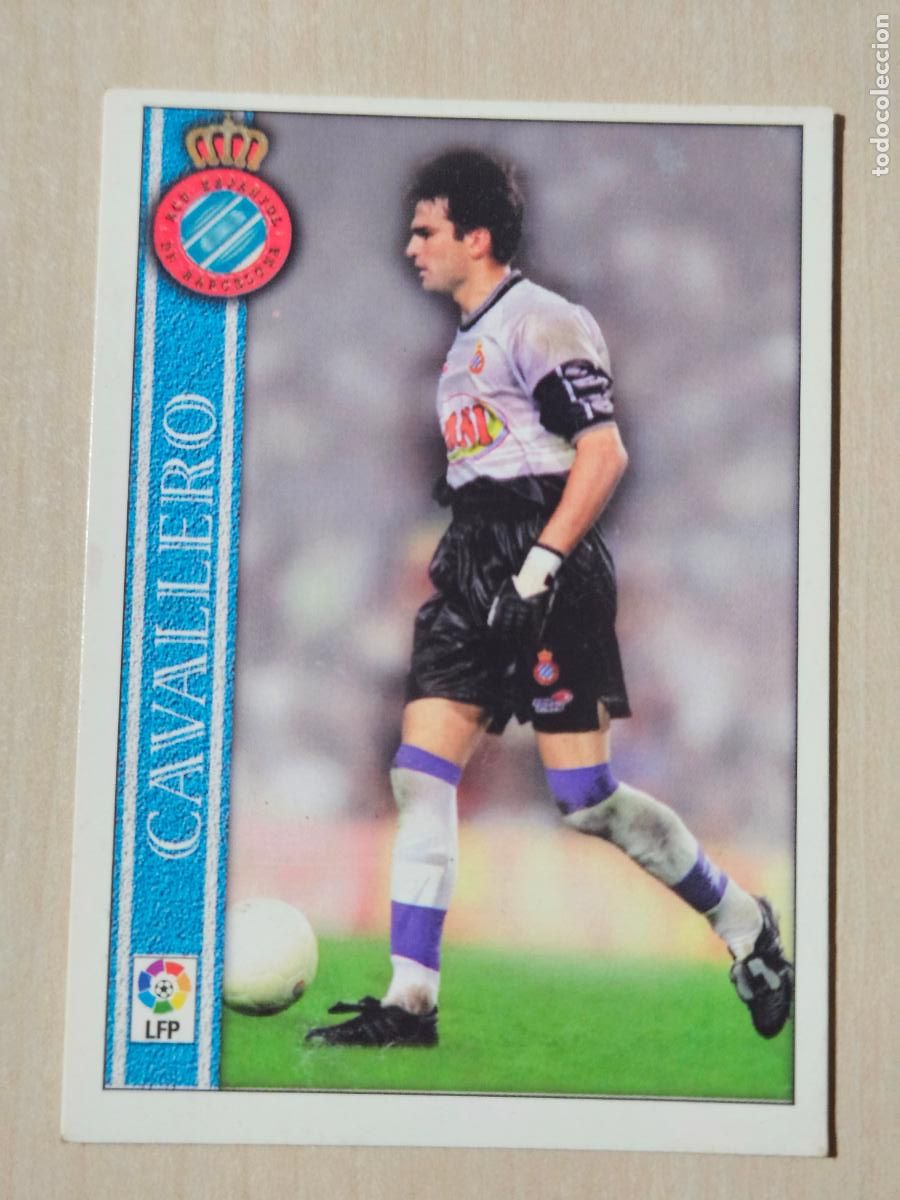 Cromos de f&uacute;tbol: N&ordm; 277 CAVALLERO - LAS FICHAS DE LA LIGA 2001 - MUNDICROMO - ESPANYOL