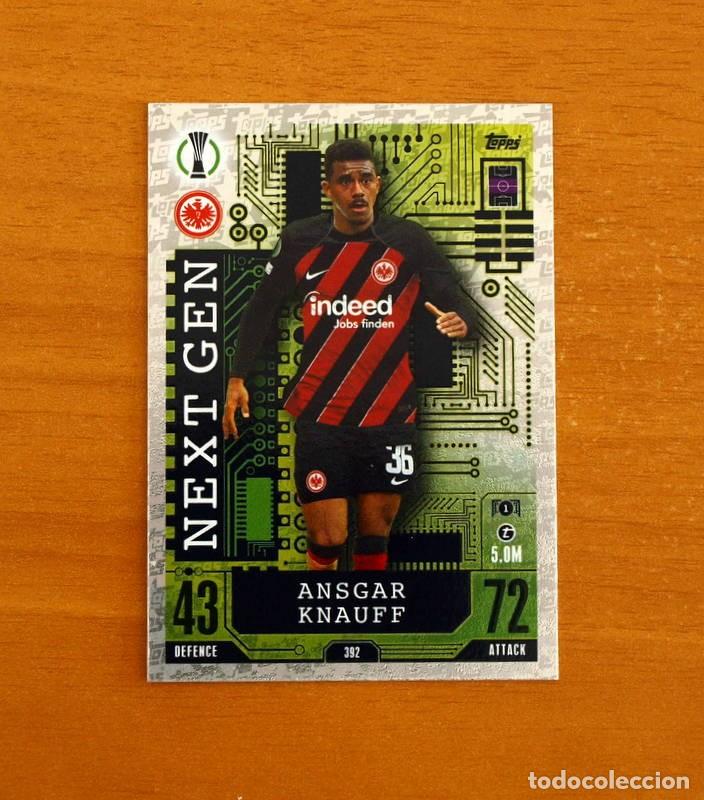Cromos de f&uacute;tbol: Eintracht Frankfurt -392 Ansgar Knauff -Nest Gen-Topps Match Attax Trading Card Game-2023-2024-23-24