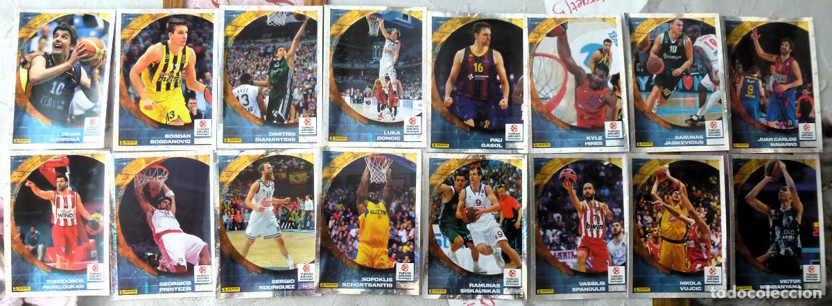 Cromos de f&uacute;tbol: Lote de 16 cromos especiales All Time Legends EUROLEAGUE 24/25 Panini