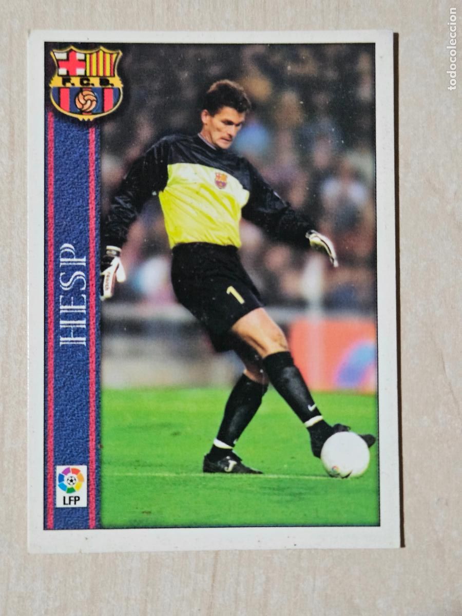 Cromos de f&uacute;tbol: N&ordm; 25 HESP - LAS FICHAS DE LA LIGA 2001 - MUNDICROMO - BARCELONA
